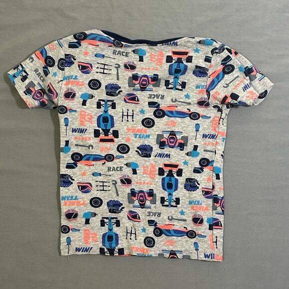Carters 3T Boys Two Piece Pajama Set Race Track Themed - Picture 4 of 6